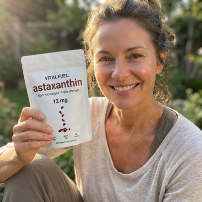 Antioxidante Premium: Mejora tu piel, Aumenta la energía y bienestar - Astaxantina VitalFuel