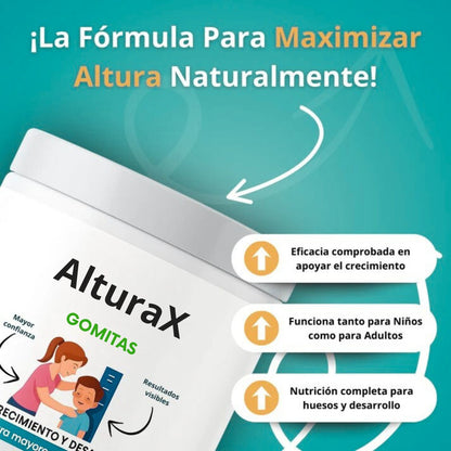 Gomitas para el crecimiento Oseo natural - AlturaX