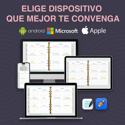 Planificador Digital + Agenda digital 2026 + OBSEQUIOS