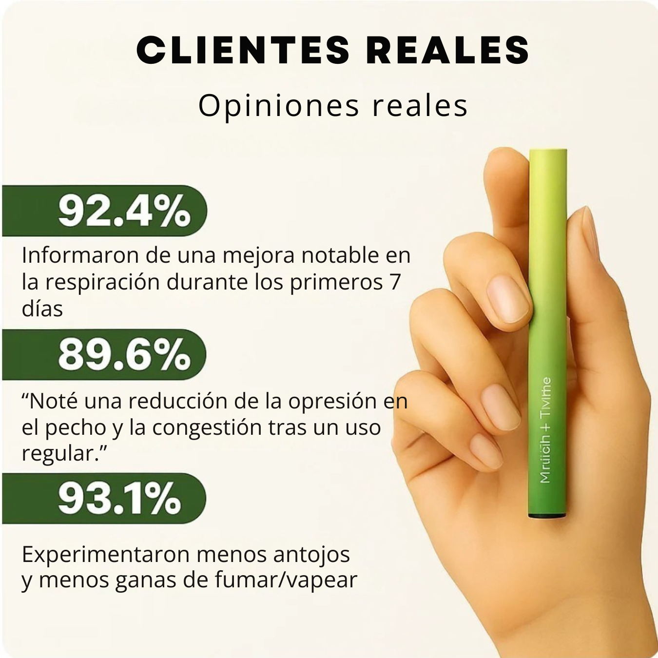 Stick Herbal Relajante: Alivia la respiración, desintoxica y refresca el aliento