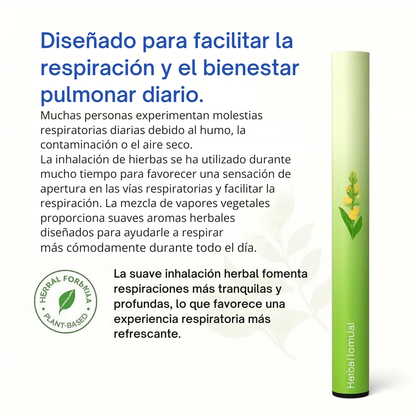 Stick Herbal Relajante: Alivia la respiración, desintoxica y refresca el aliento