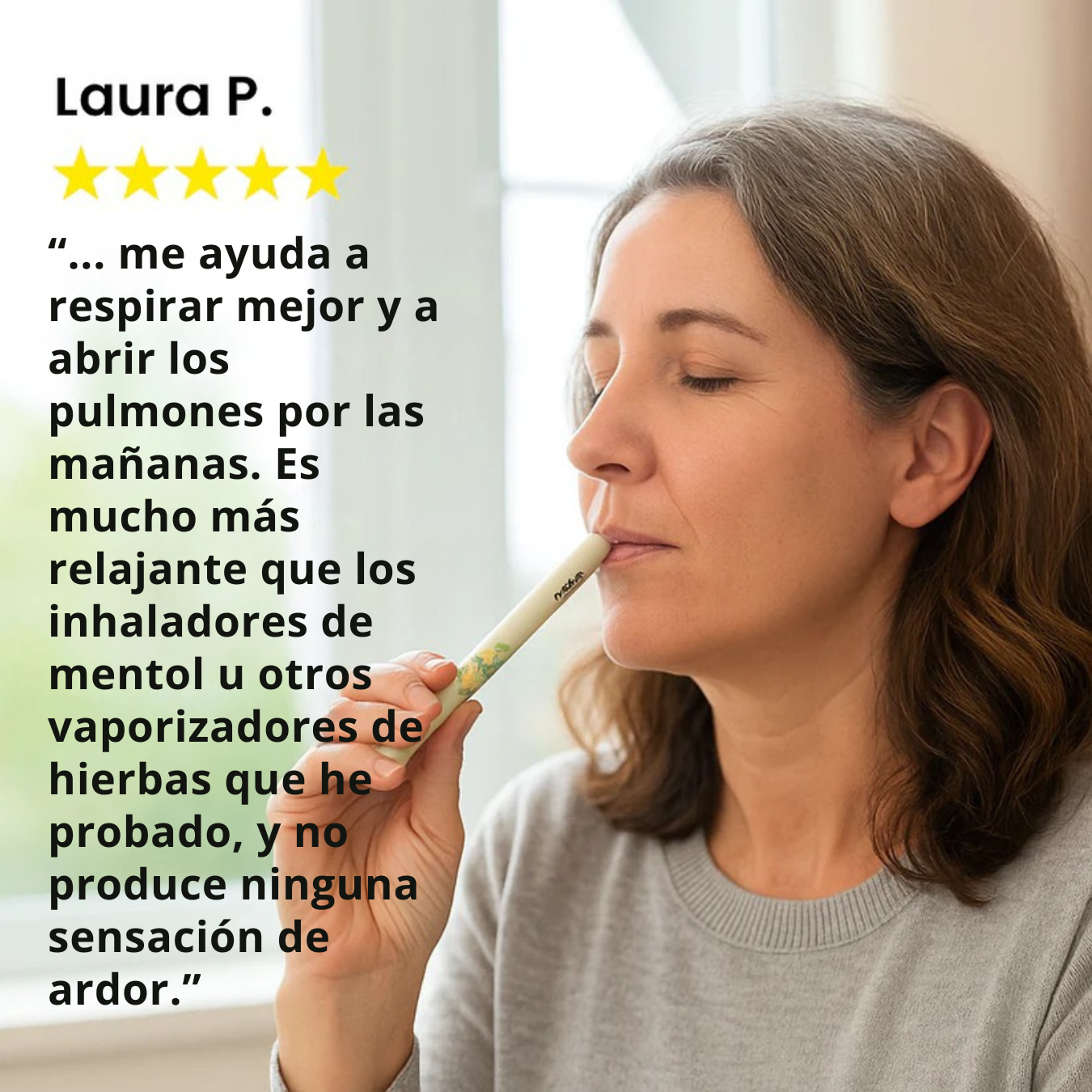 Stick Herbal Relajante: Alivia la respiración, desintoxica y refresca el aliento