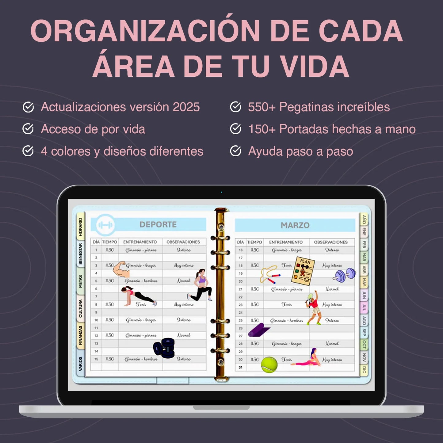 Planificador Digital + Agenda digital 2026 + OBSEQUIOS
