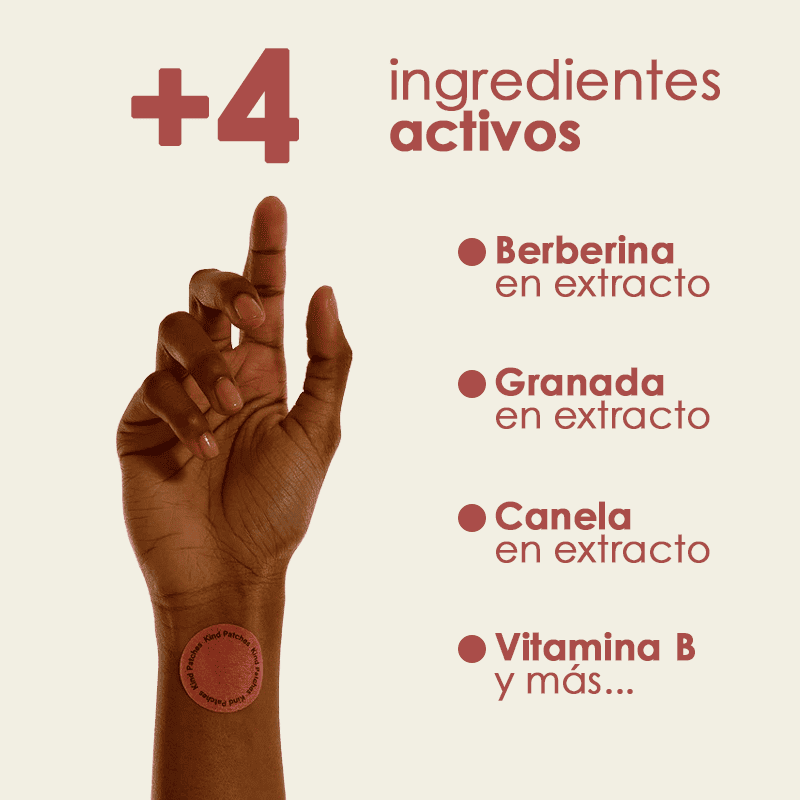 Parches de Berberina GLP-1: Pierde peso en 2 semanas